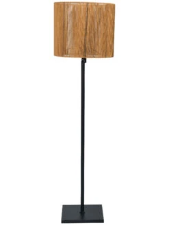 Standleuchte, Dunkelbeige 11 Standleuchte, Dunkelbeige -Heimtextildekoration Daito Standleuchte Beige Dunkelbeige 40x40x160 per2