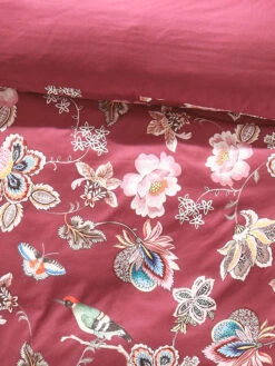 Renforcé-Bettwäsche, Beere 7 Renforcé-Bettwäsche, Beere -Heimtextildekoration Dalina Bettwaesche Rot Beere 135x200 lup