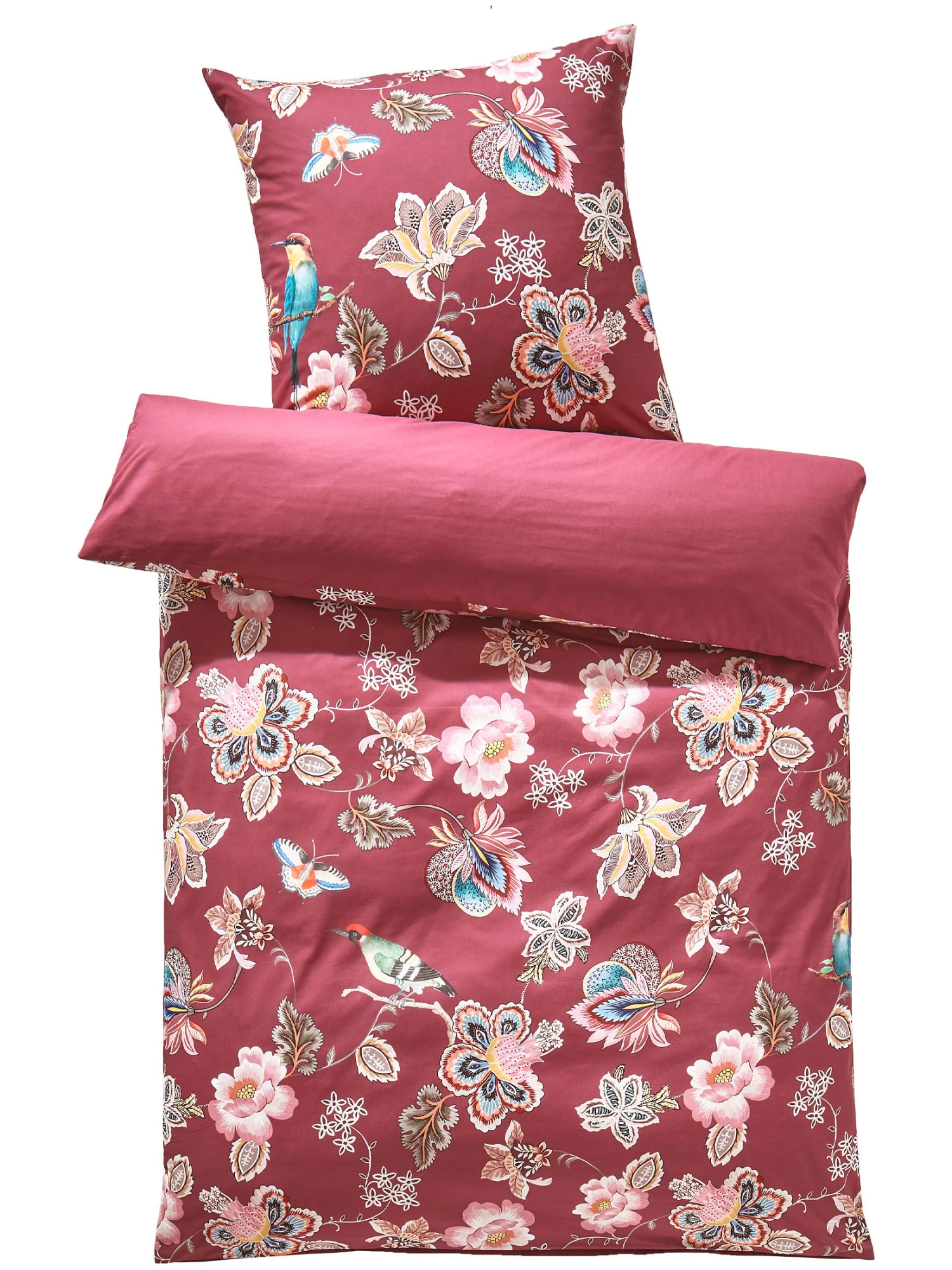 Renforcé-Bettwäsche, Beere 4 Renforcé-Bettwäsche, Beere – Bild 2