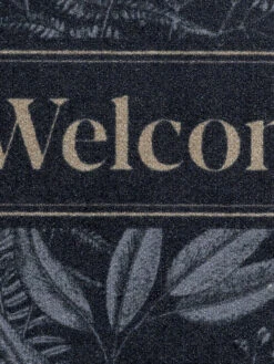 Sauberlaufmatte, Forets Leaves Grey -Heimtextildekoration Door Fussmatte Grau ForetsLeavesGrey 50x80 lup