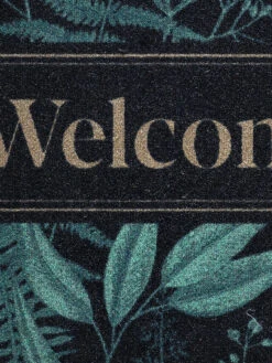 Sauberlaufmatte, Forets Leaves Green -Heimtextildekoration Door Fussmatte Gruen ForetsLeavesGreen 50x80 lup