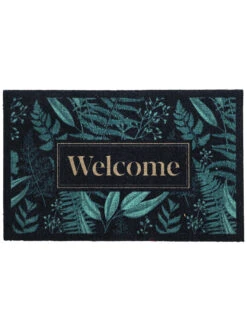 Sauberlaufmatte, Forets Leaves Green -Heimtextildekoration Door Fussmatte Gruen ForetsLeavesGreen 50x80 pla