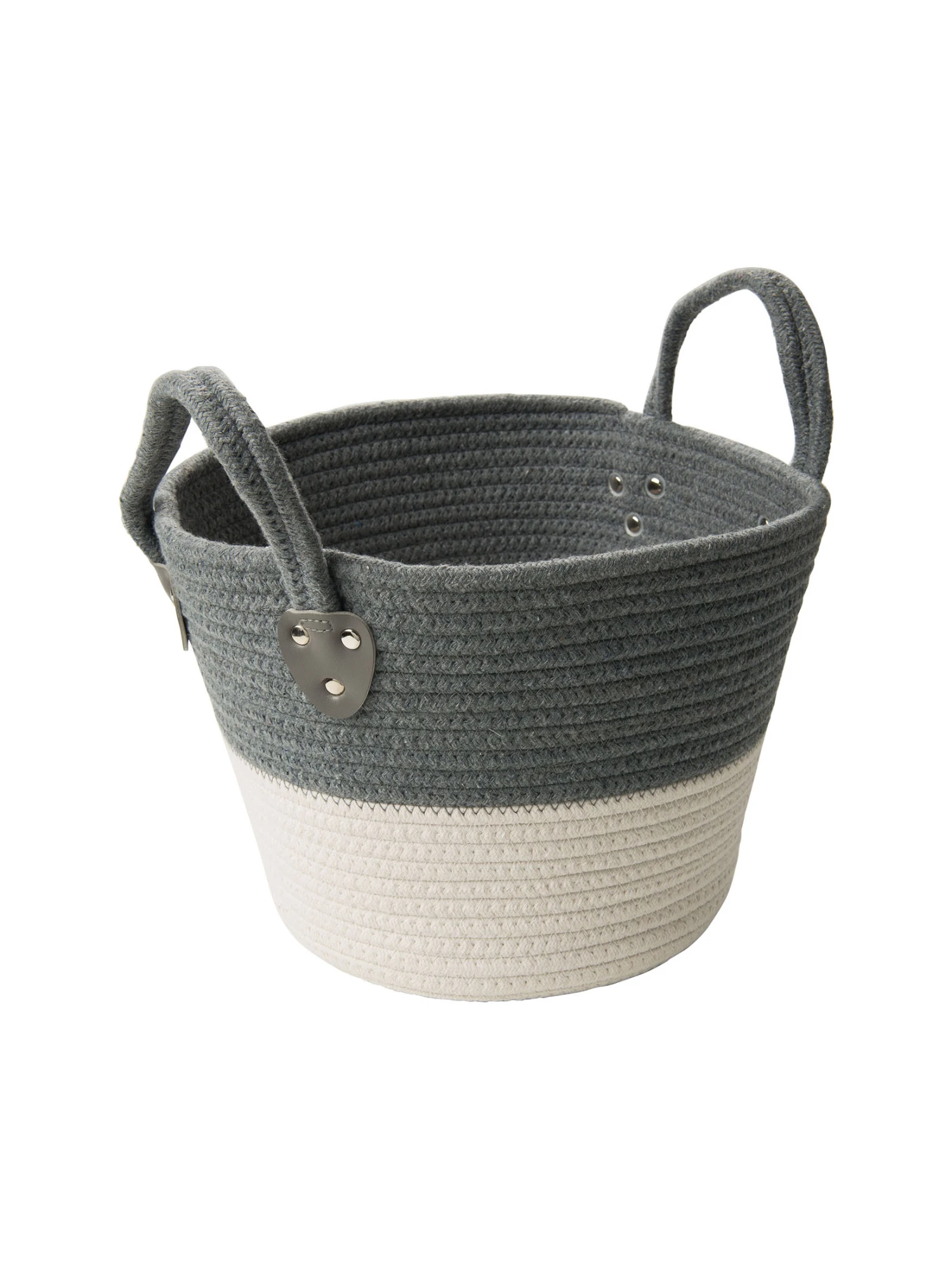 Korb, Grau/Weiss 3 Korb, Grau/Weiss