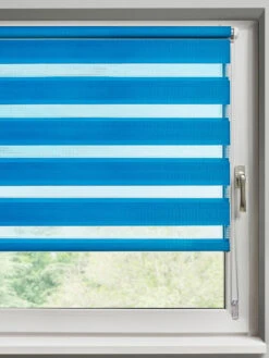 Rollo, Petrol 8 Rollo, Petrol -Heimtextildekoration DuoStarlight Sonnenschutz Rollo Blau Petrol mil3