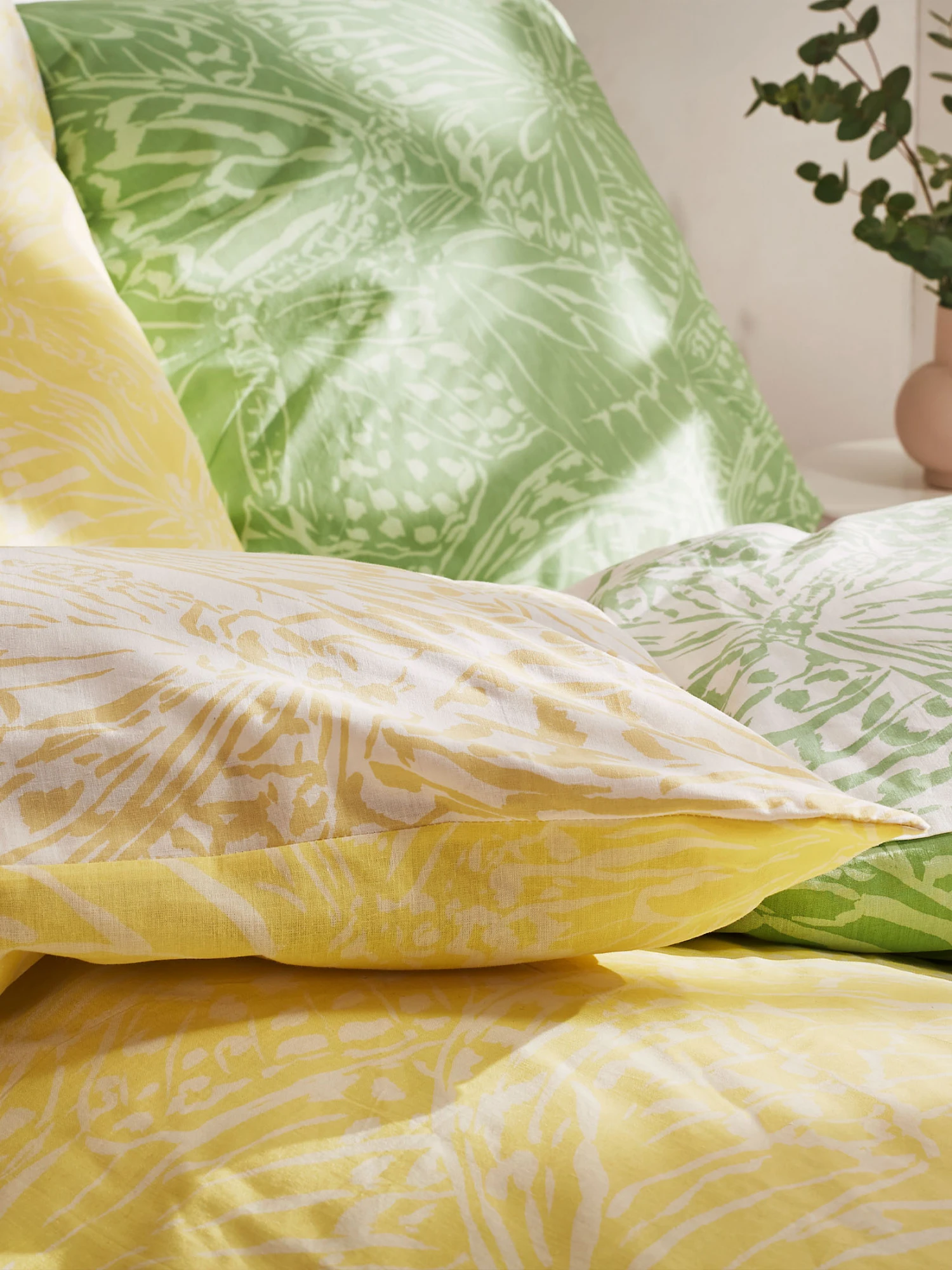 Satin-Bettwäsche, Gelb 7 Satin-Bettwäsche, Gelb – Bild 5