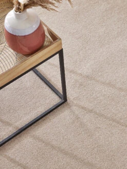 Velours-Teppichboden, Desert 37 -Heimtextildekoration Emotion Veloursteppichboden graubraun desert37 mil3