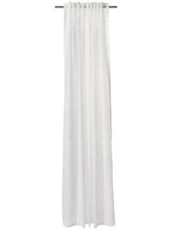 Vorhang Mit Gardinenband, Offwhite -Heimtextildekoration Enna Gardine VerdeckteSchlaufe Weiss Offwhite 140x245 pla1