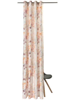 Ösenschal, Multicolor 9 Ösenschal, Multicolor -Heimtextildekoration Erika Gardine Oesenschal Mehrfarbig Multicolor 140x245 pla2