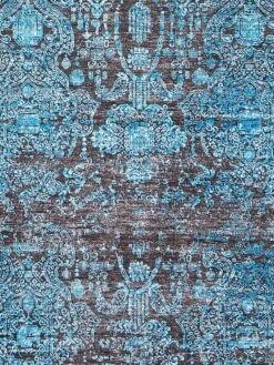 Vintage-Teppich, Ocean 9 Vintage-Teppich, Ocean -Heimtextildekoration Escape VintageTeppich Blau Ocean 160x230 lup