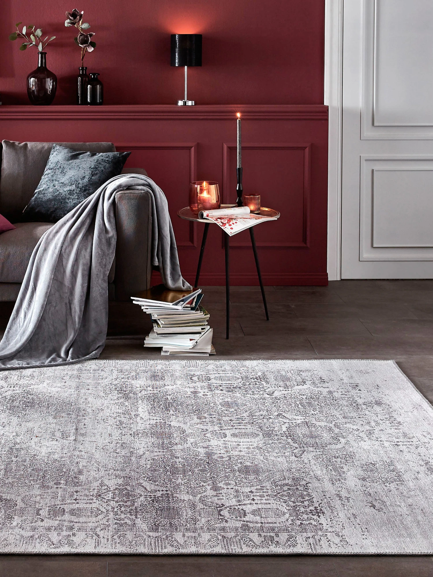 Vintage-Teppich, Marmor 3 Vintage-Teppich, Marmor