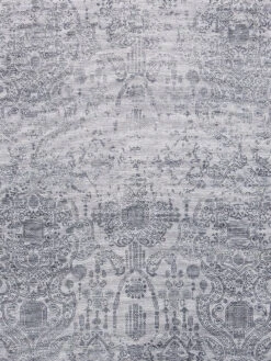 Vintage-Teppich, Marmor 14 Vintage-Teppich, Marmor -Heimtextildekoration Escape VintageTeppich Hellgrau Marmor lup