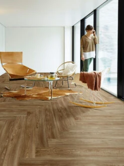 Vinylboden, Eiche Dunkel