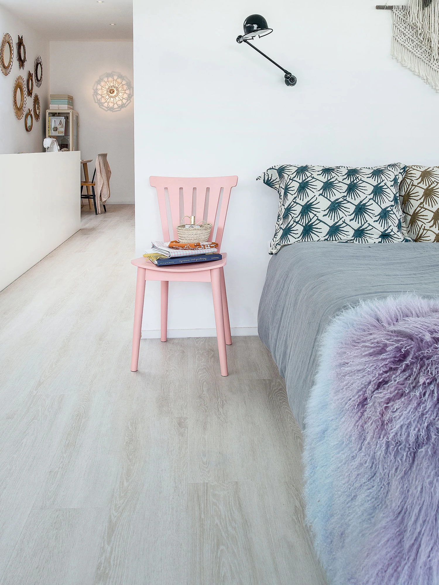 Vinylboden, Eiche Weiss 109S 3 Vinylboden, Eiche Weiss 109S