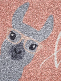 Fußmatte, Hello Lama -Heimtextildekoration Fashion Fussmatte rosa HelloLama 50x80 lup