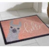 Fußmatte, Hello Lama -Heimtextildekoration Fashion Fussmatte rosa HelloLama 50x80 mil