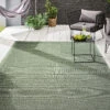 Outdoor-Teppich, Olive -Heimtextildekoration Favolosa FlachgewebeTeppich gruen olive 160x230 mil