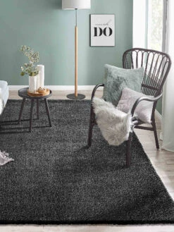 Hochflor-Teppich, Grey