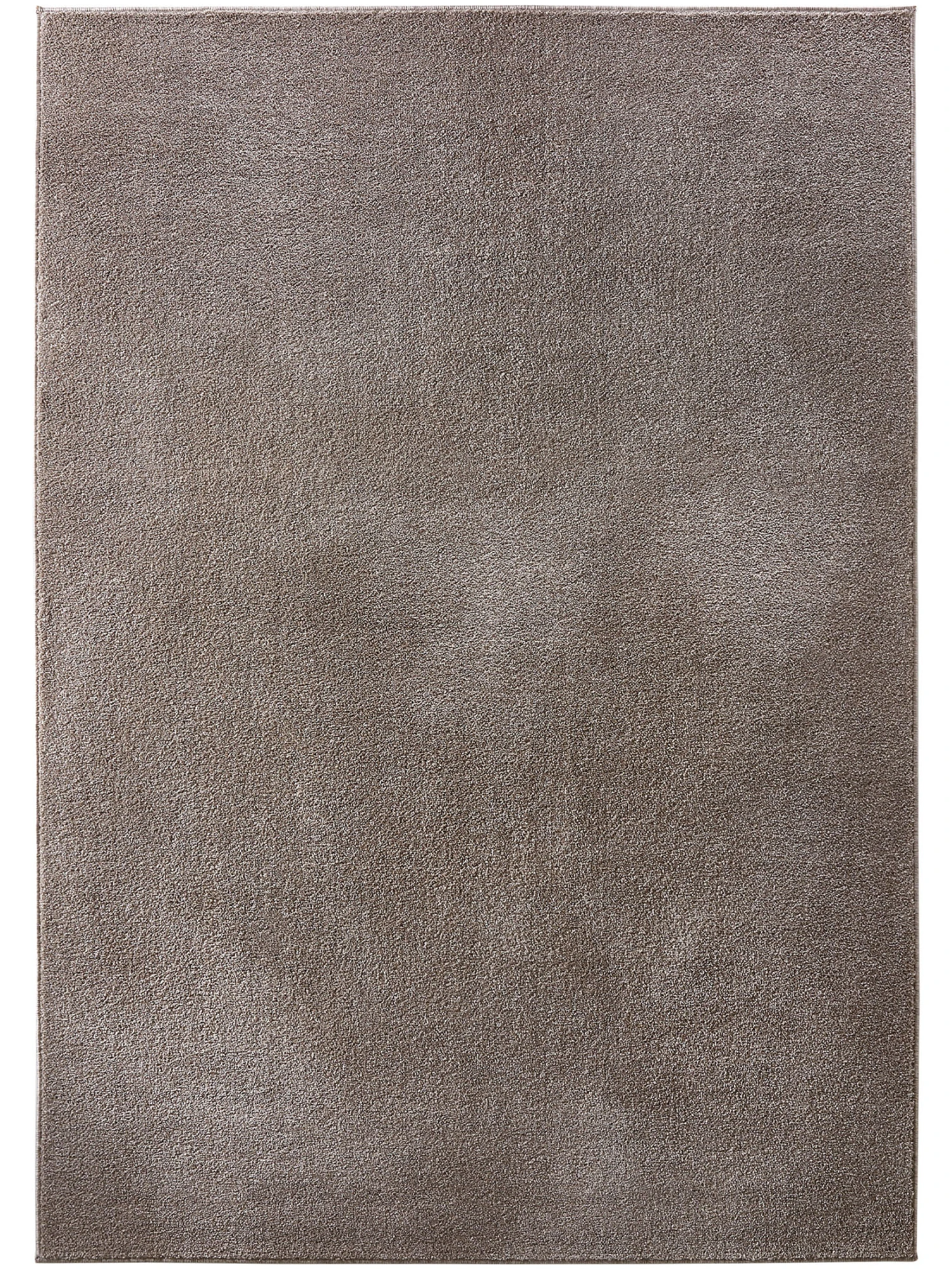 Uni-Teppich, Taupe 4 Uni-Teppich, Taupe – Bild 2