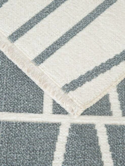 Moderner Teppich, Creme/grau 17 Moderner Teppich, Creme/grau -Heimtextildekoration Hedda ModernerTeppich Grau Creme grau 160x230 wel2