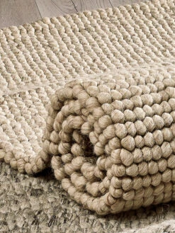 Woll-Teppich, Savanne 10 Woll-Teppich, Savanne -Heimtextildekoration Helsingborg Wollteppich creme savanne lup2