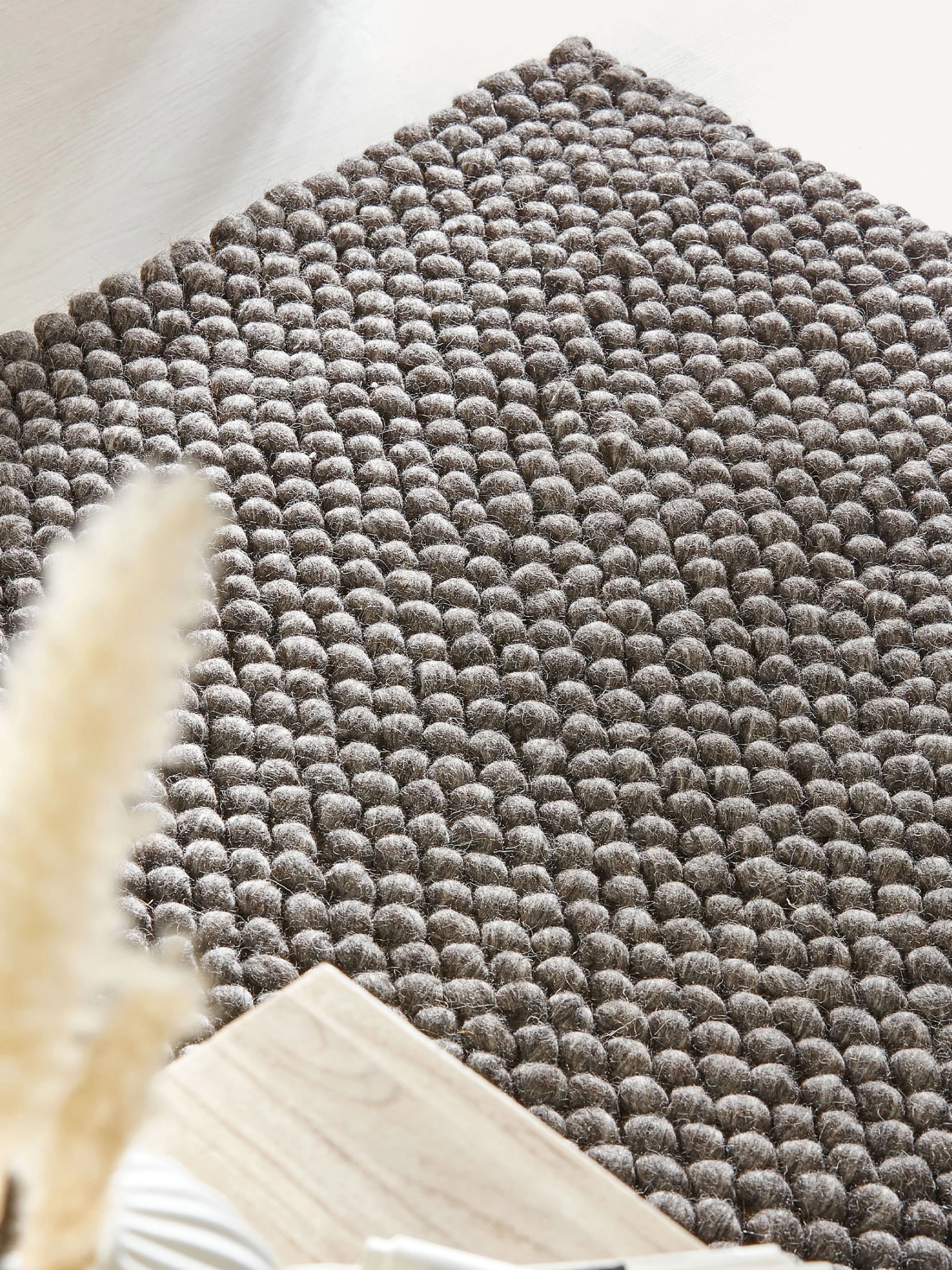 Woll-Teppich, Charcoal 3 Woll-Teppich, Charcoal