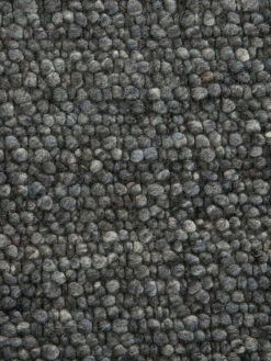 Woll-Teppich, Ice -Heimtextildekoration Hillsand HandwebTeppich Dunkelgrau Ice lup