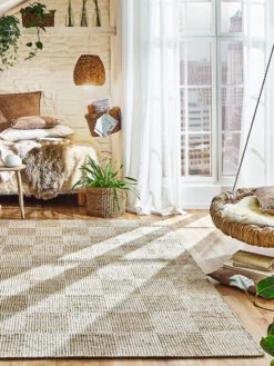 Flachgewebe-Teppich, Natural