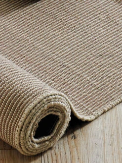 Flachgewebe-Teppich, Devon -Heimtextildekoration Hoegland Handwebteppich braun devon lup