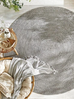 Flachgewebe-Teppich, Granite Grey