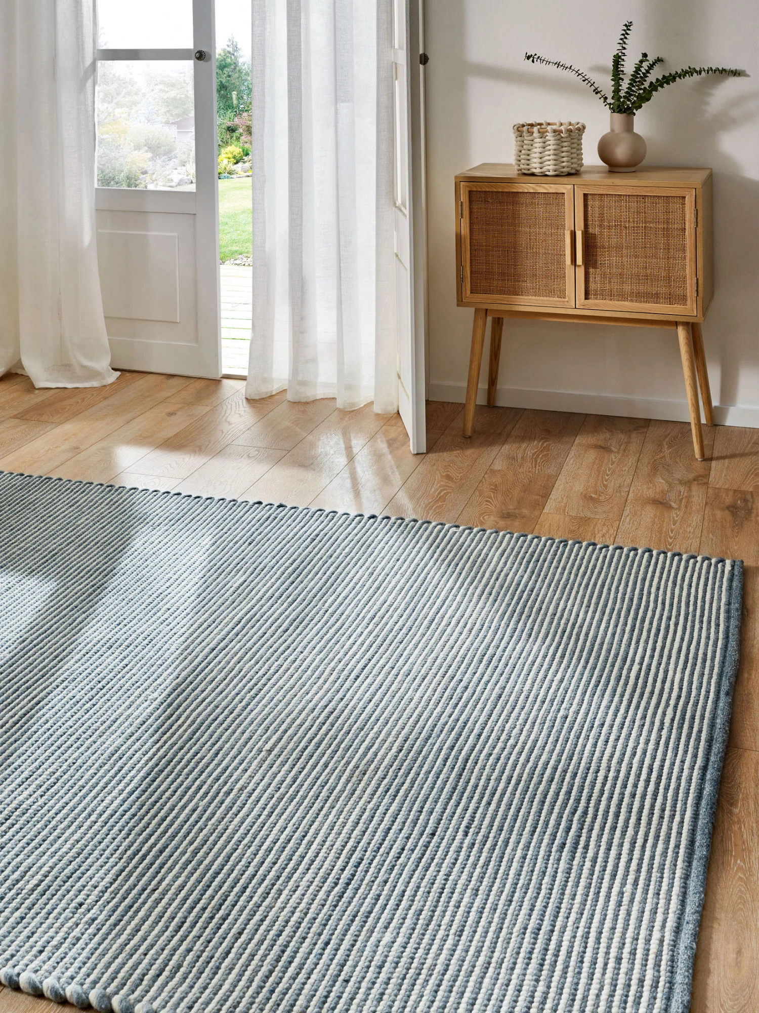 Woll-Teppich, Cloud Blue 3 Woll-Teppich, Cloud Blue