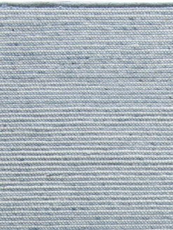 Woll-Teppich, Cloud Blue 11 Woll-Teppich, Cloud Blue -Heimtextildekoration Holmerud Handwebteppich hellblau Cloudblue lup