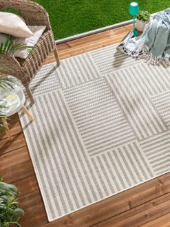 Outdoor-Teppich, Silber