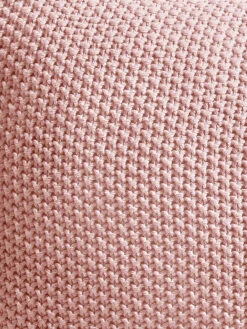 Strickkissen, Altrosa -Heimtextildekoration Hygge Sofakissen rosa Altrosa lup
