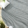 Outdoor-Teppich, Perlgrau -Heimtextildekoration Indiana Flachgewebeteppich grau perlgrau 160rund mil