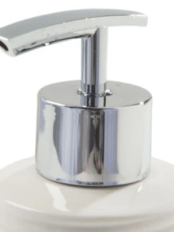 Seifenspender, Weiss -Heimtextildekoration Inga Seifenspender Weiss 8x8x15 lup2