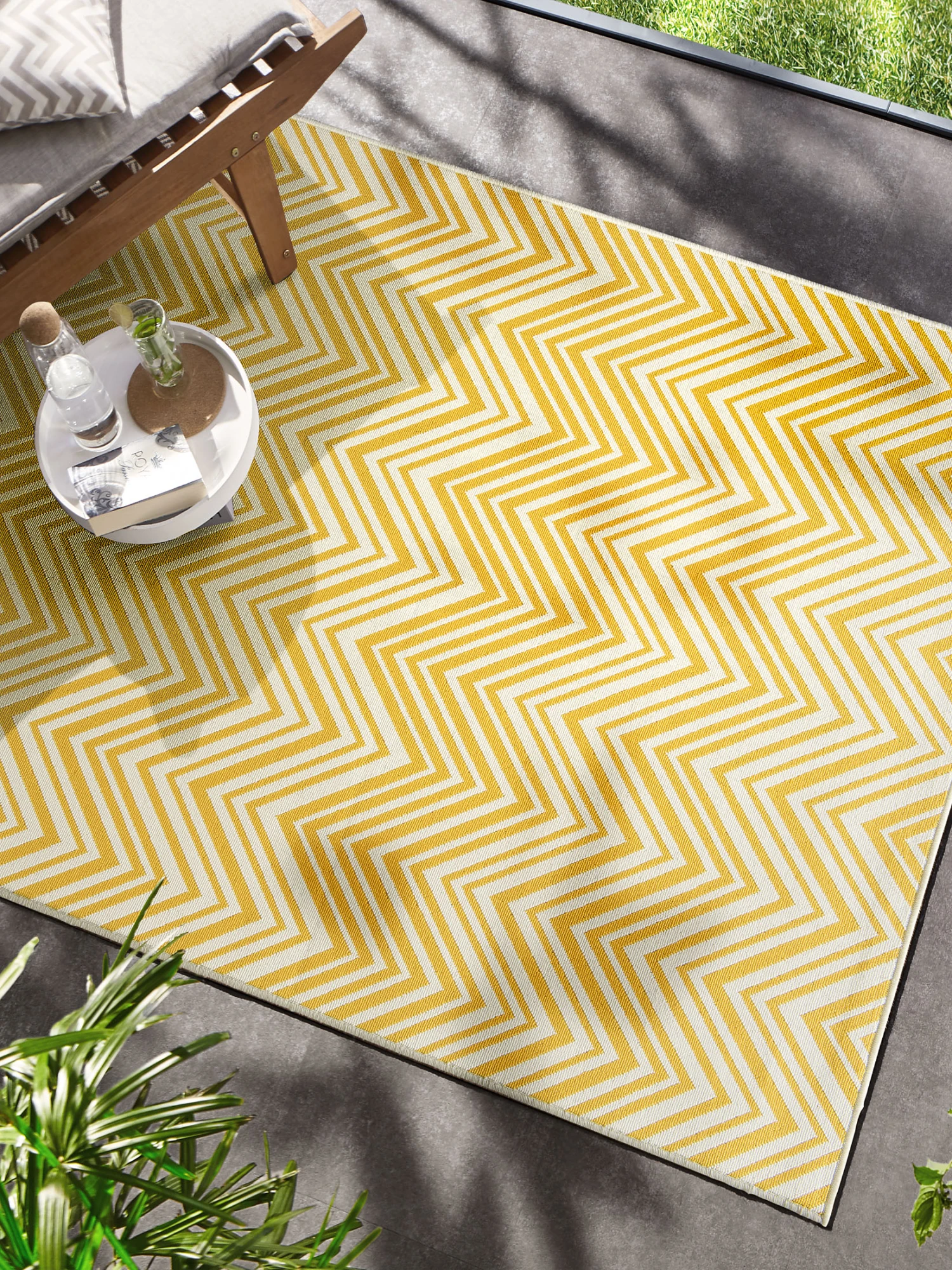 Outdoor-Teppich, Gelb 3 Outdoor-Teppich, Gelb