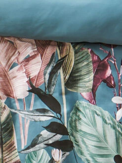 Satin-Bettwäsche, Petrol -Heimtextildekoration Jale Bettwaesche Mehrfarbig Petrol 135x200 lup