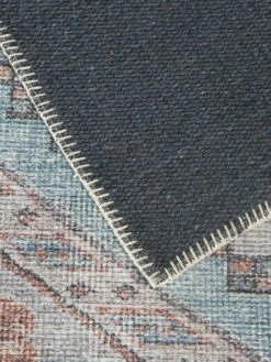 Vintage-Teppich, Blau -Heimtextildekoration Jampur VintageTeppich Grau Blau 160x230 wel