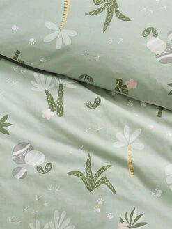 Kinderbettwäsche, Jungle Green -Heimtextildekoration JungleFever Bettwaesche Gruen JungleGreen 135x200 lup