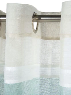 Ösenschal, Altmint -Heimtextildekoration Kaja Gardine Oesenschal Gruen Altmint 140x245 lup1