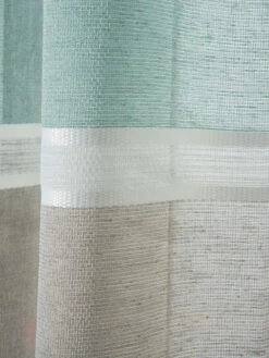 Ösenschal, Altmint -Heimtextildekoration Kaja Gardine Oesenschal Gruen Altmint 140x245 lup2