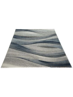 Moderner Teppich, Blau -Heimtextildekoration Kaleidoskop ModernerTeppich Grau Blau 240x340 fper