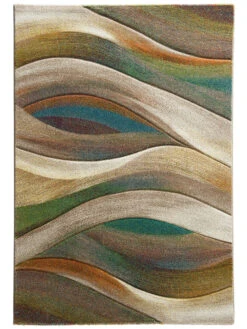 Moderner Teppich, Multicolor -Heimtextildekoration Kaleidoskop ModernerTeppich Mehrfarbig Multicolor 160x230 pla