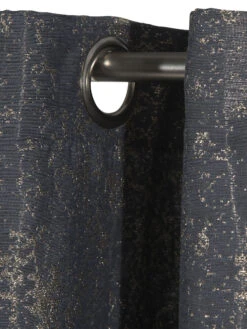 Ösenschal, Galaxy -Heimtextildekoration Karli Gardine Oesenschal Dunkelgrau Galaxy 140x245 lup1