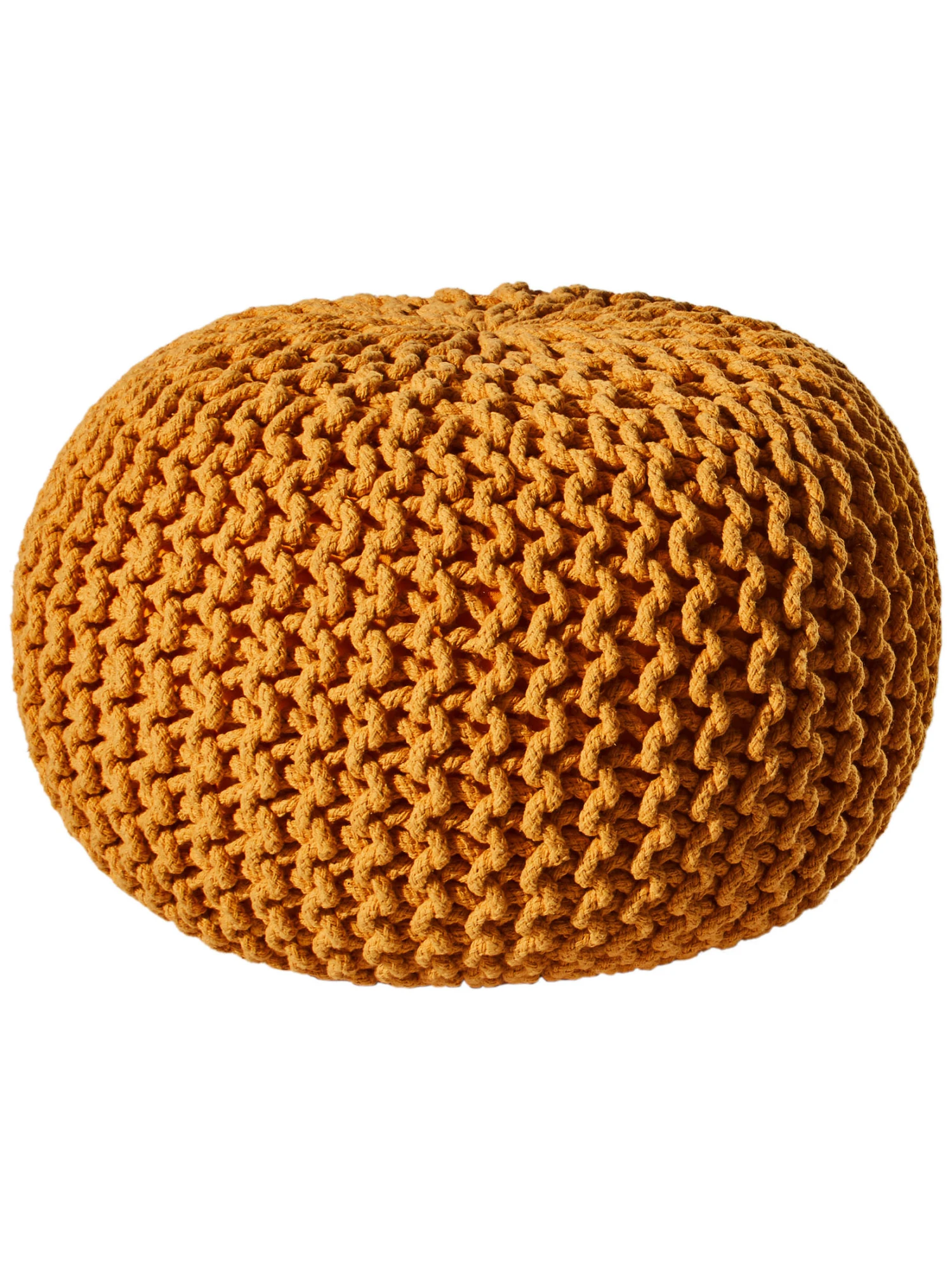 Strick-Pouf, Yellow 4 Strick-Pouf, Yellow – Bild 2