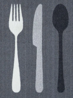 Fußmatte, Bon Appetit 9 Fußmatte, Bon Appetit -Heimtextildekoration Kitchen Fussmatte Grau BonAppetit 50x150 lup