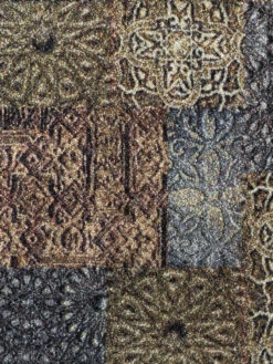 Fußmatte, Tin Tile Beige -Heimtextildekoration KitchenPlus FuC39Fmatte grau braun TinTilebeige 50x150 lup