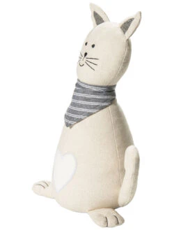 Figur, Beige 8 Figur, Beige -Heimtextildekoration Kitty Tuerstopper Beige 13x14x30 per2