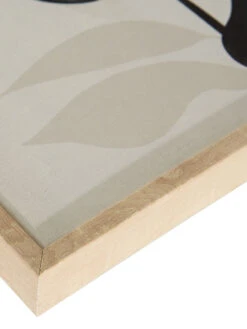 Leinwand-Druck-handbemalt, Schwarz/Weiss -Heimtextildekoration Klimata Druckgerahmt SchwarzWeiss 30x40 lup2