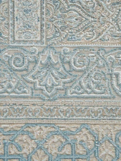 Vintage-Teppich, Aqua 10 Vintage-Teppich, Aqua -Heimtextildekoration Kronos VintageTeppich Blau Aqua 200x290 lup